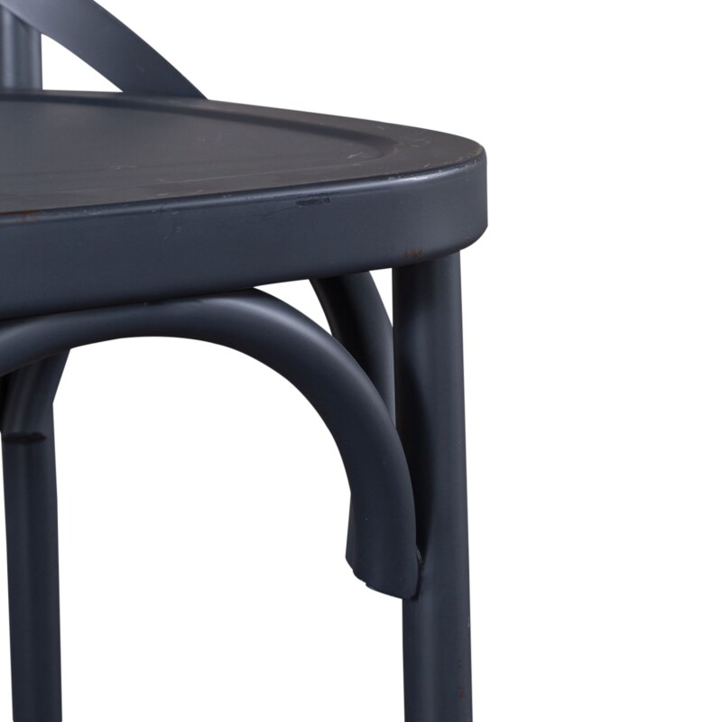 Vintage Series X Back Counter Chair- Navy 179B300524N