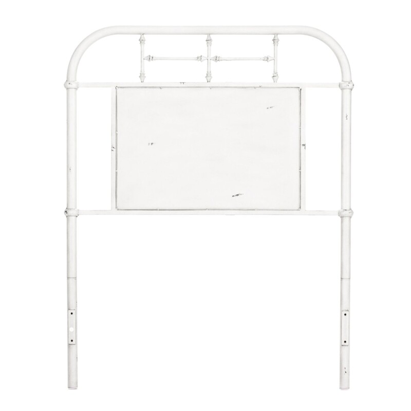 Vintage Series Twin Metal Headboard - Antique White 179BR11HAW