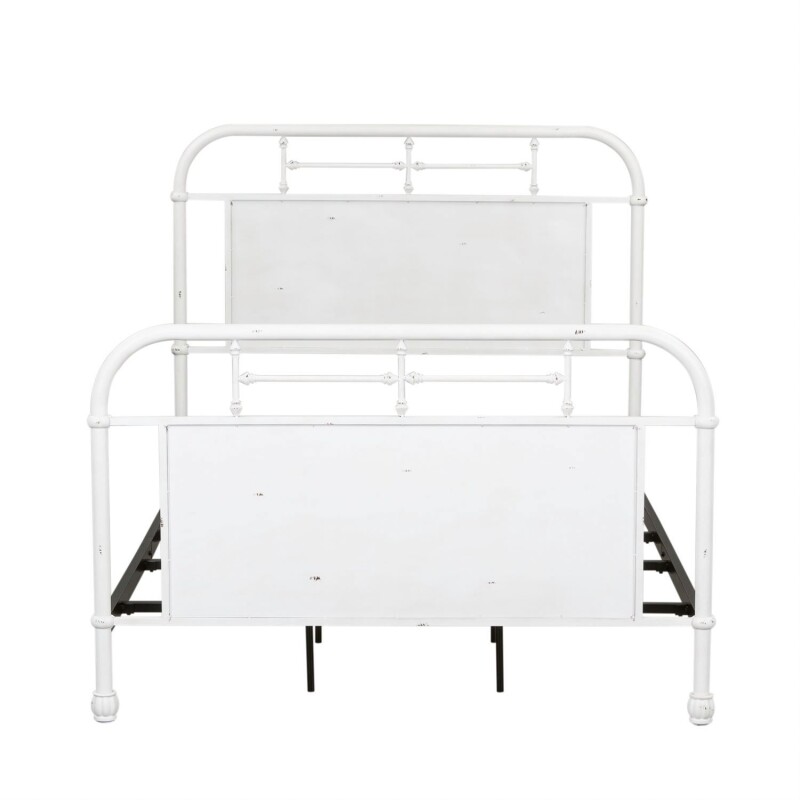 Vintage Series Twin Metal Bed - Antique White 179BR11HFRAW