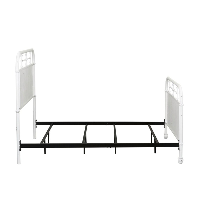 Vintage Series Twin Metal Bed - Antique White 179BR11HFRAW