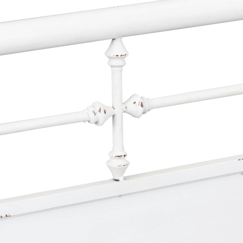 Vintage Series Twin Metal Bed - Antique White 179BR11HFRAW