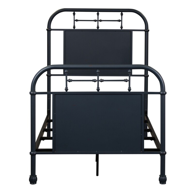 Vintage Series Twin Metal Bed - Navy 179BR11HFRN