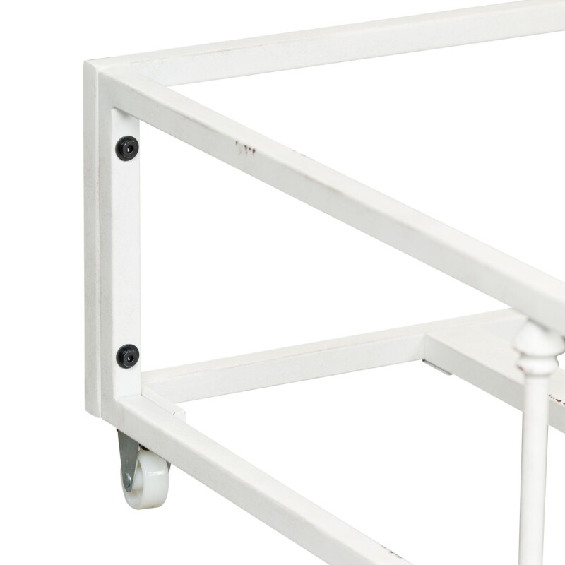 Vintage Series Twin Metal Trundle - Antique White 179BR11TAW