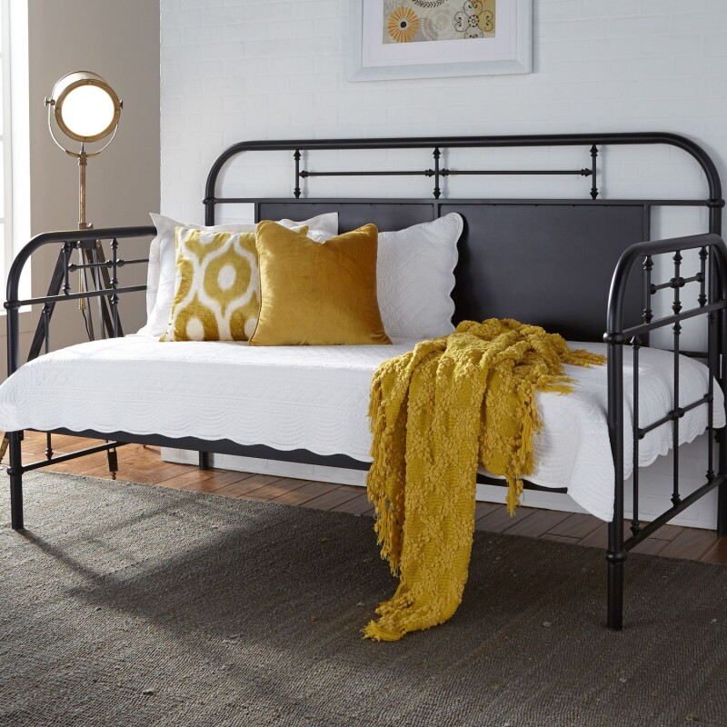 Vintage Series Twin Metal Day Bed - Black 179BR11TBB