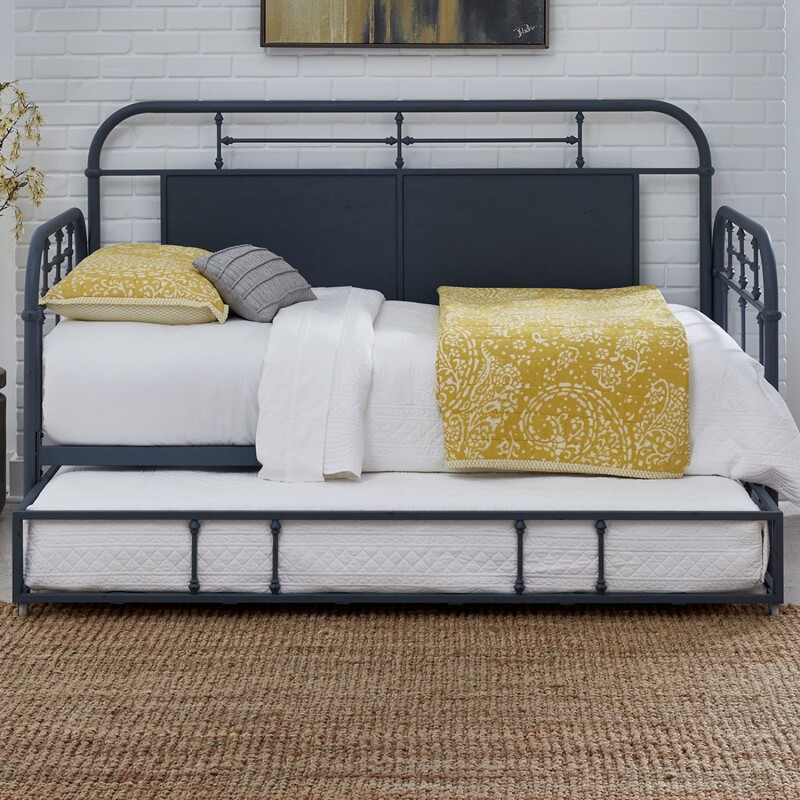 Vintage Series Twin Metal Trundle - Navy 179BR11TN