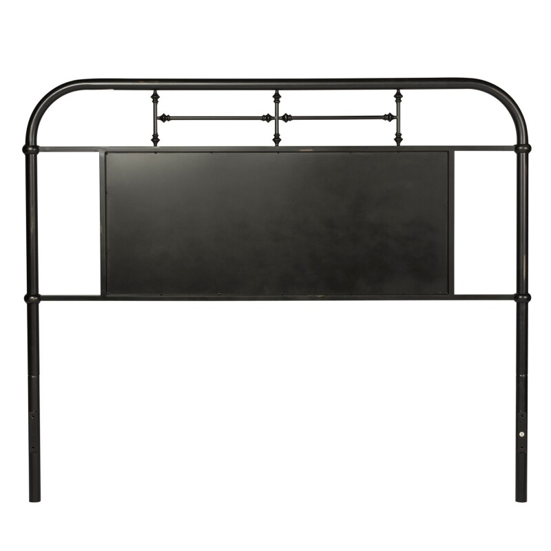 Vintage Series Queen Metal Headboard - Black 179BR13HB