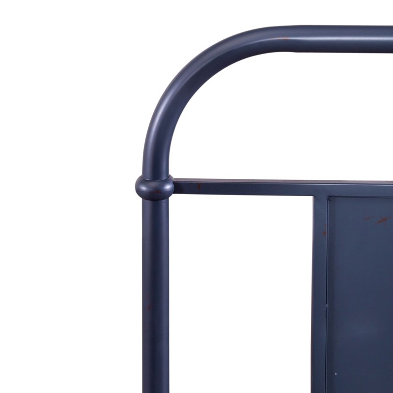 Vintage Series Queen Metal Headboard - Navy 179BR13HN