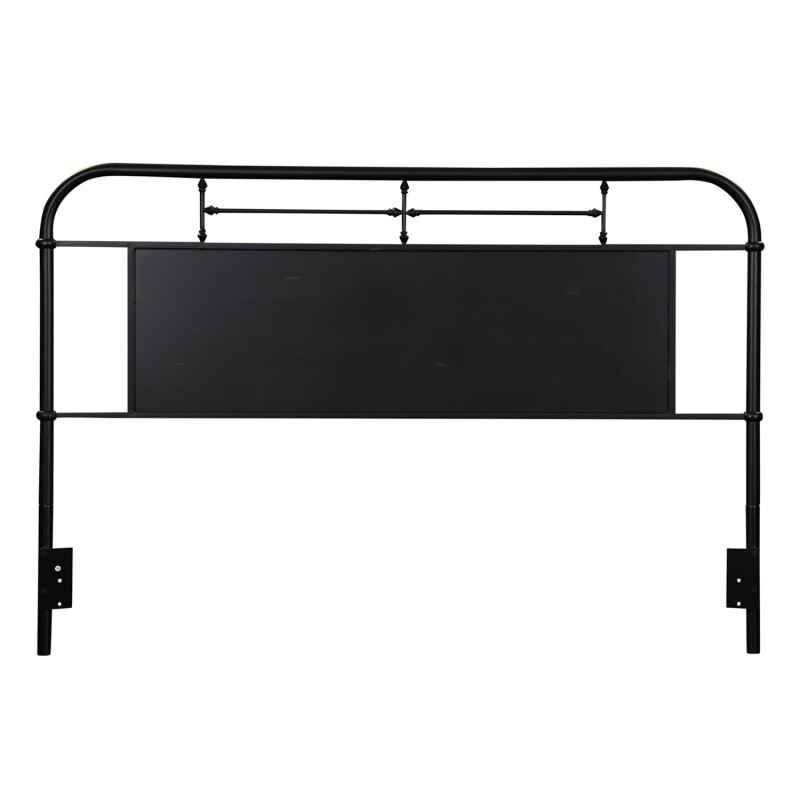 Vintage Series King Metal Headboard - Black 179BR15HB
