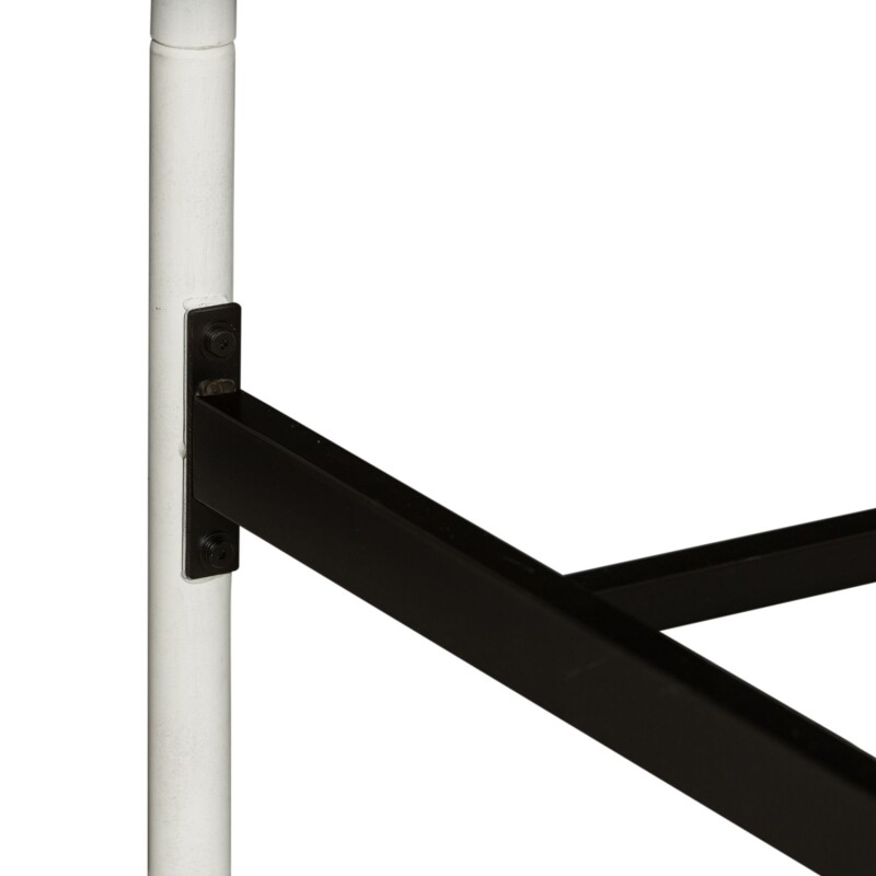 Vintage Series King Metal Bed - Antique White 179BR15HFRAW