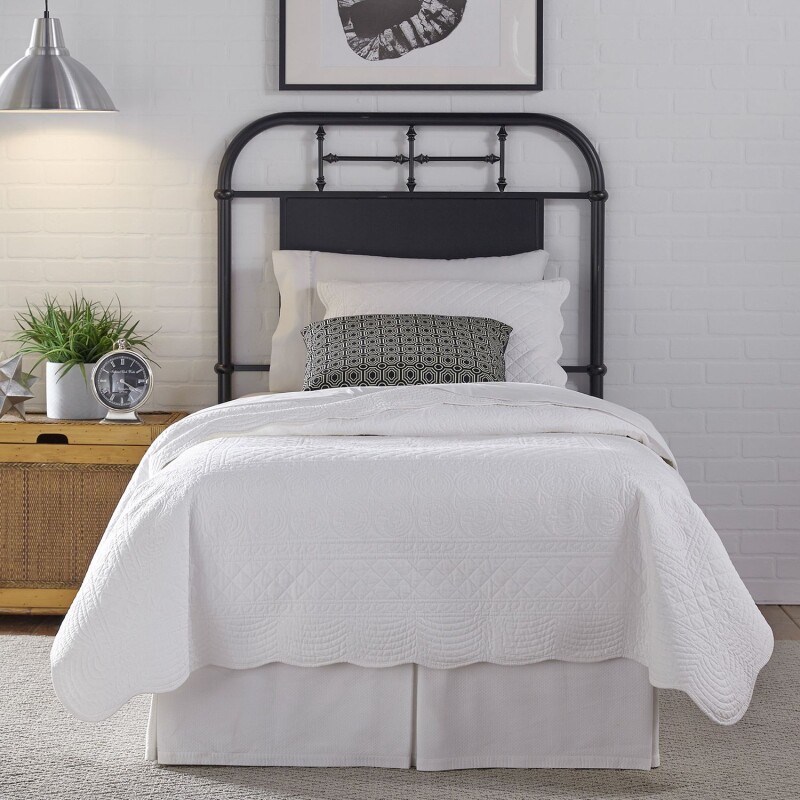 Vintage Series Full Metal Headboard - Black 179BR17HB