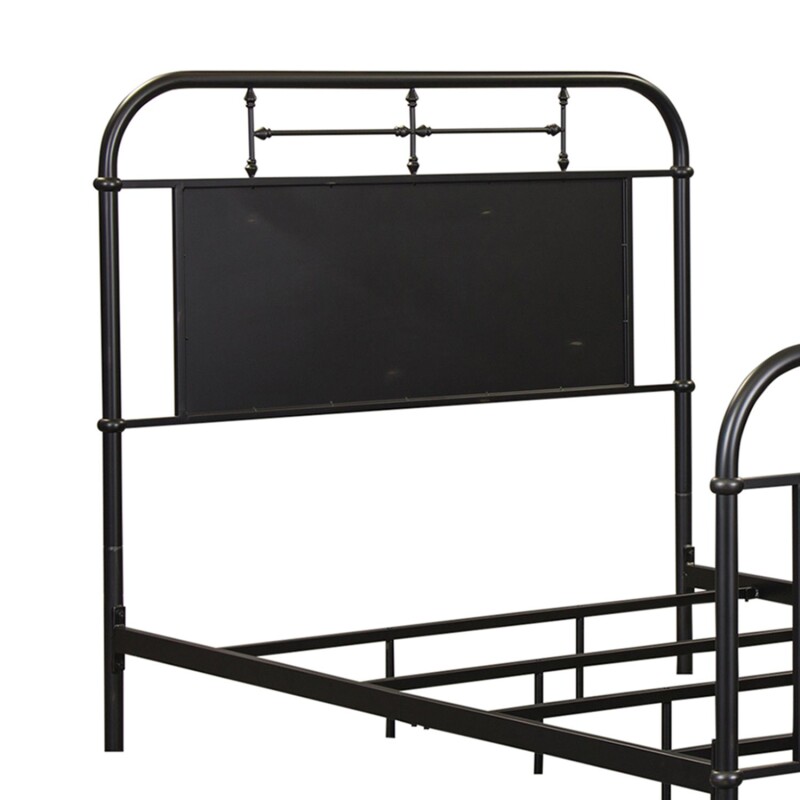 Vintage Series Full Metal Headboard - Black 179BR17HB