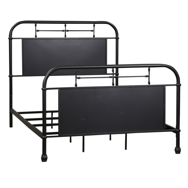 Vintage Series Full Metal Bed - Black 179BR17HFRB