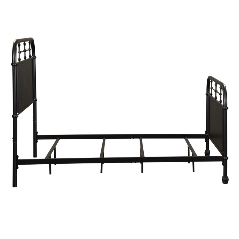 Vintage Series Full Metal Bed - Black 179BR17HFRB