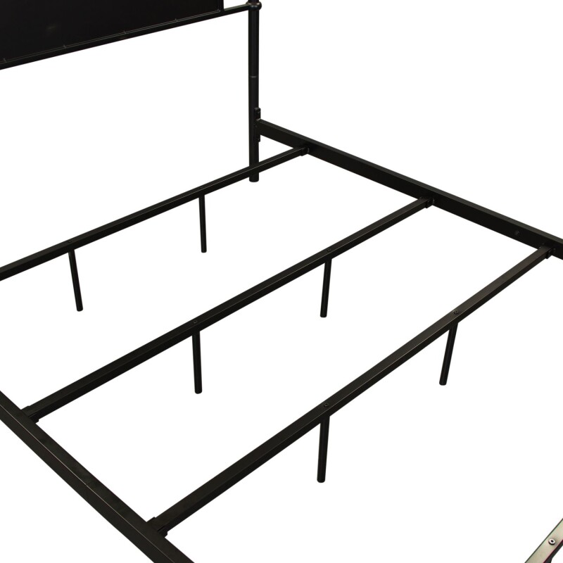 Vintage Series Full Metal Bed - Black 179BR17HFRB