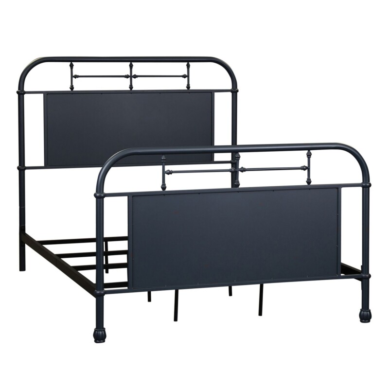 Vintage Series Full Metal Bed - Navy 179BR17HFRN