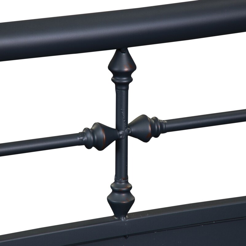 Vintage Series Full Metal Bed - Navy 179BR17HFRN