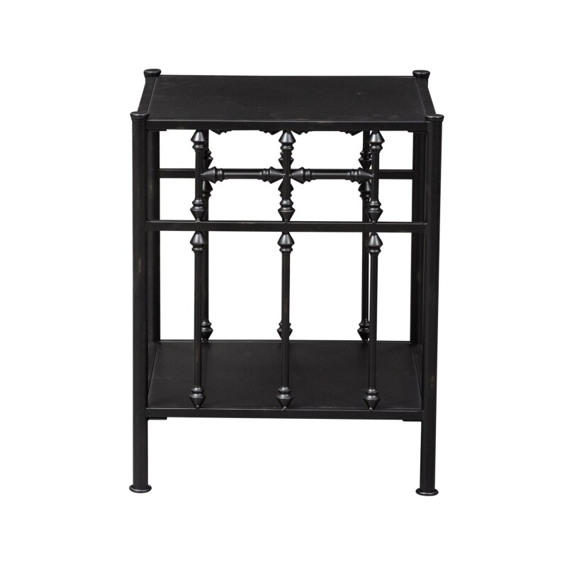 Vintage Series Open Night Stand - Black 179BR61B
