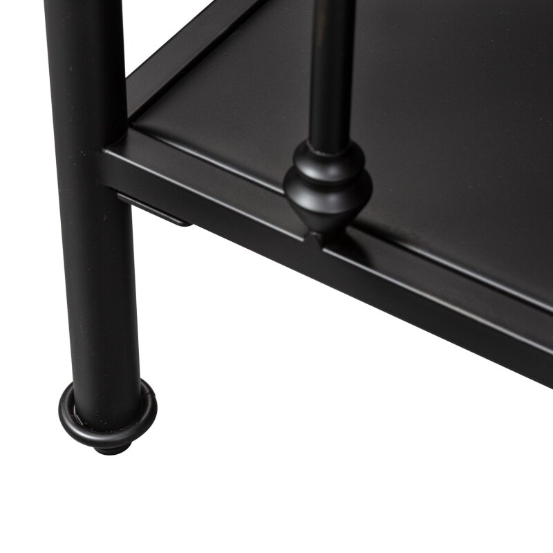 Vintage Series Open Night Stand - Black 179BR61B
