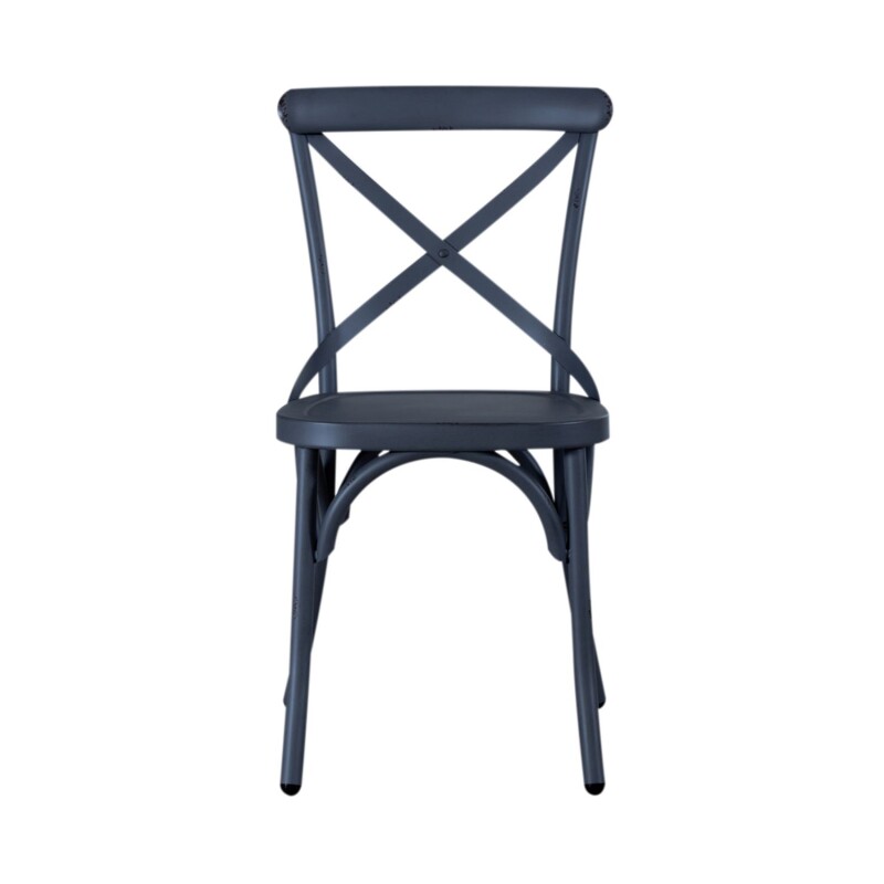 Vintage Series X Back Side Chair- Navy 179C3005N