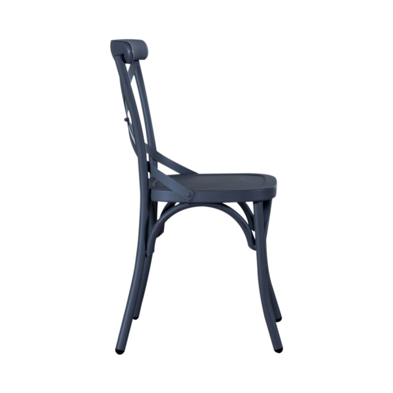 Vintage Series X Back Side Chair- Navy 179C3005N