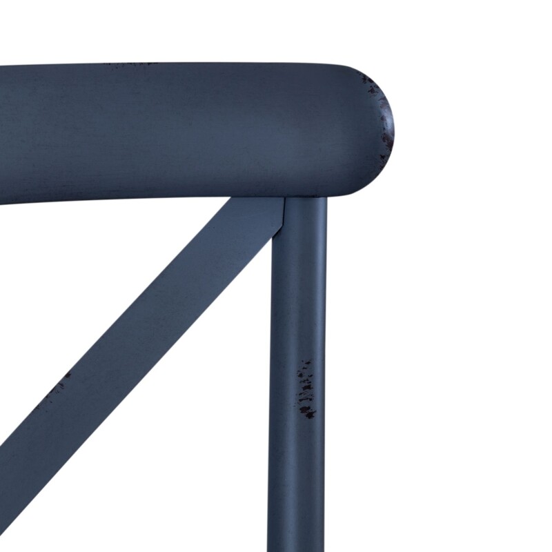 Vintage Series X Back Side Chair- Navy 179C3005N