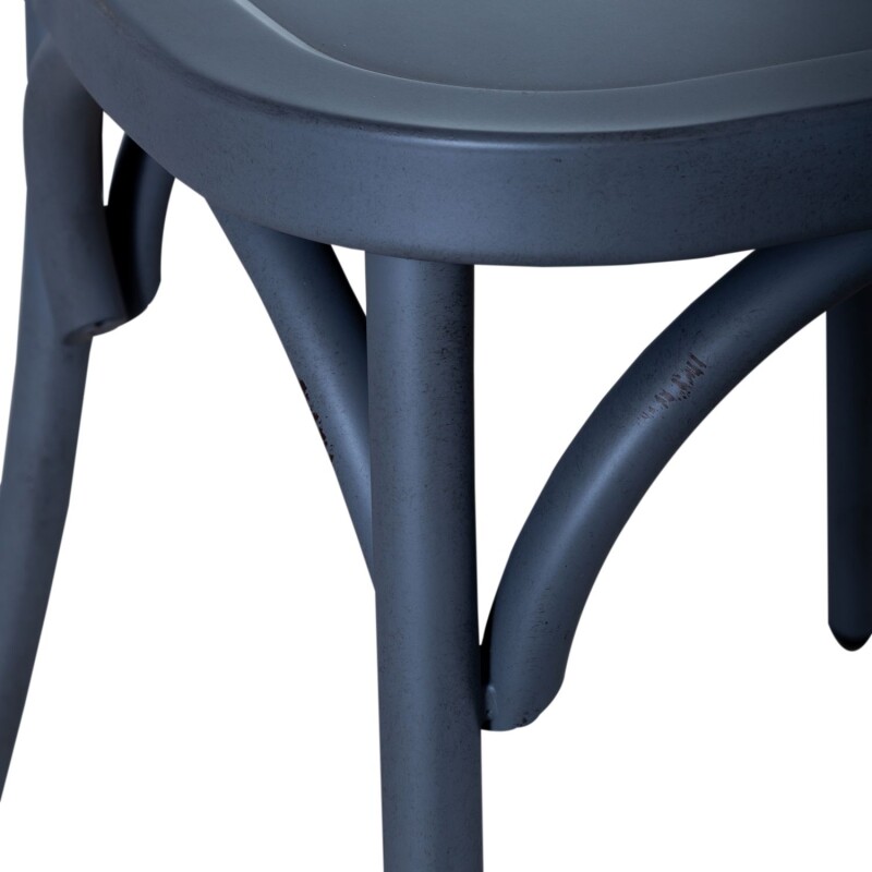 Vintage Series X Back Side Chair- Navy 179C3005N
