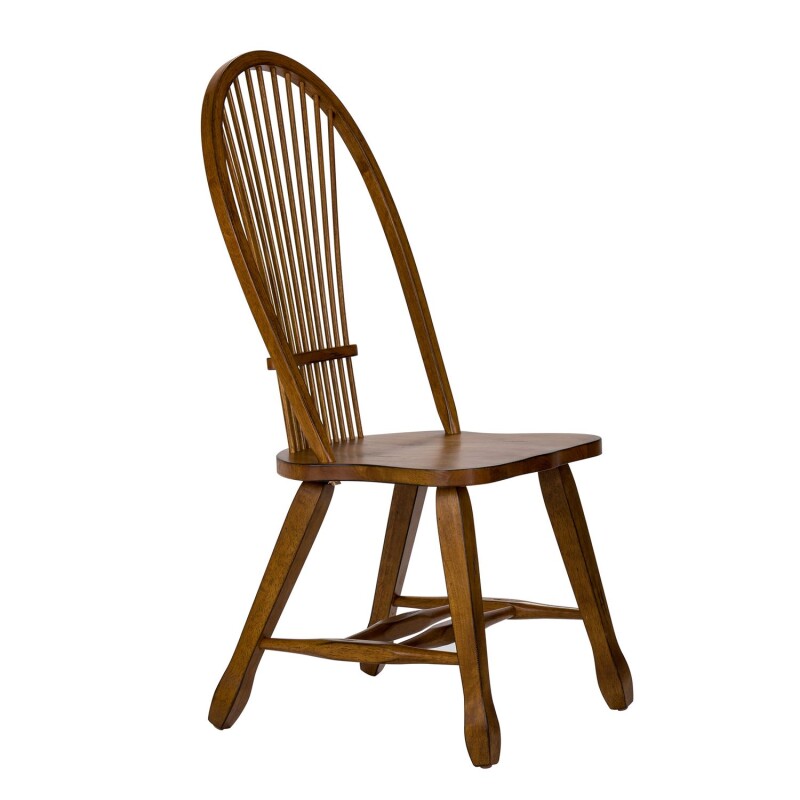 Treasures Sheaf Back Side Chair - Oak 17C1032