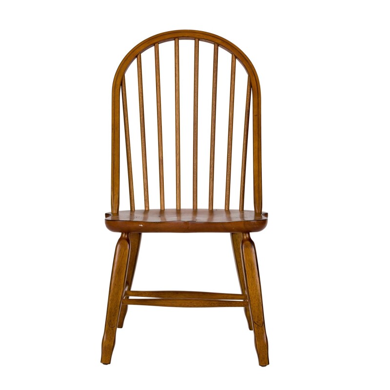 Treasures Bow Back Side Chair - Oak 17C2050