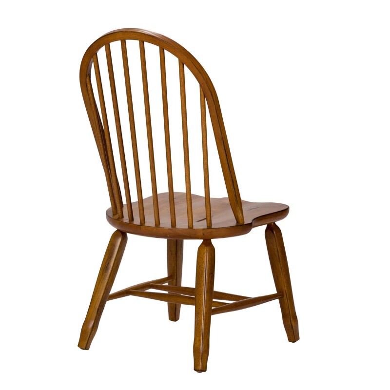 Treasures Bow Back Side Chair - Oak 17C2050