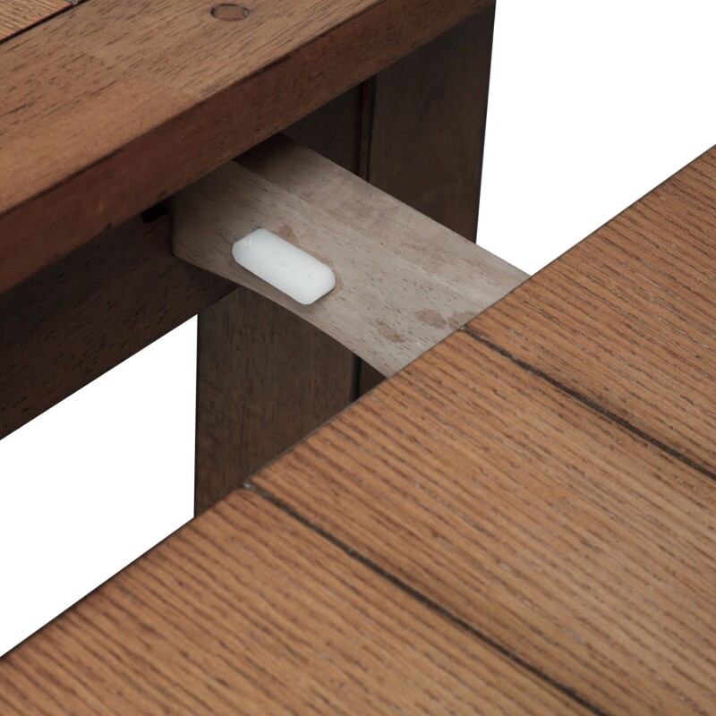 Treasures Retractable Leg Table - Oak 17T3868
