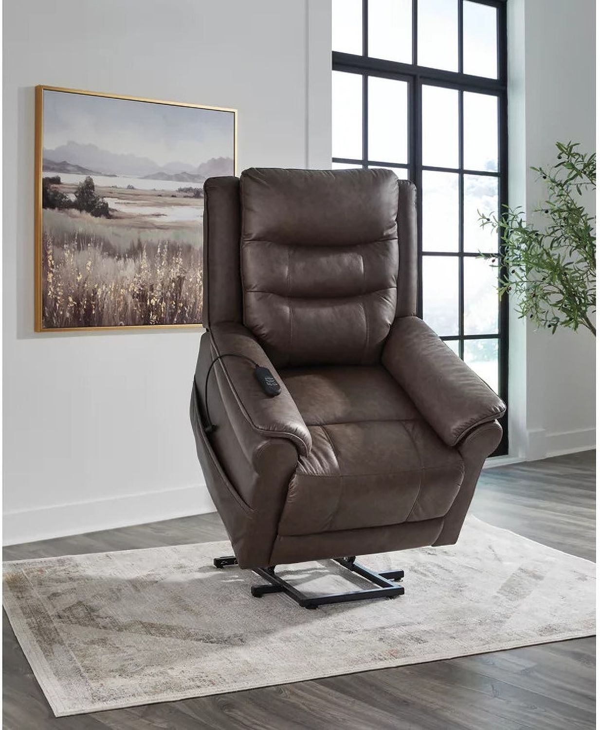 Oatman Power Lift Recliner In Umber 1800412