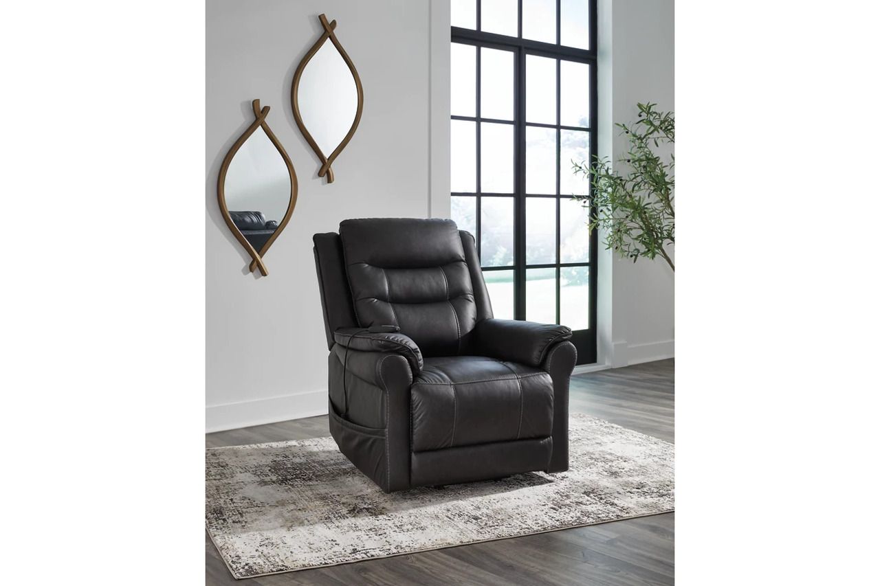 Oatman Power Lift Recliner In Carbon 1800512