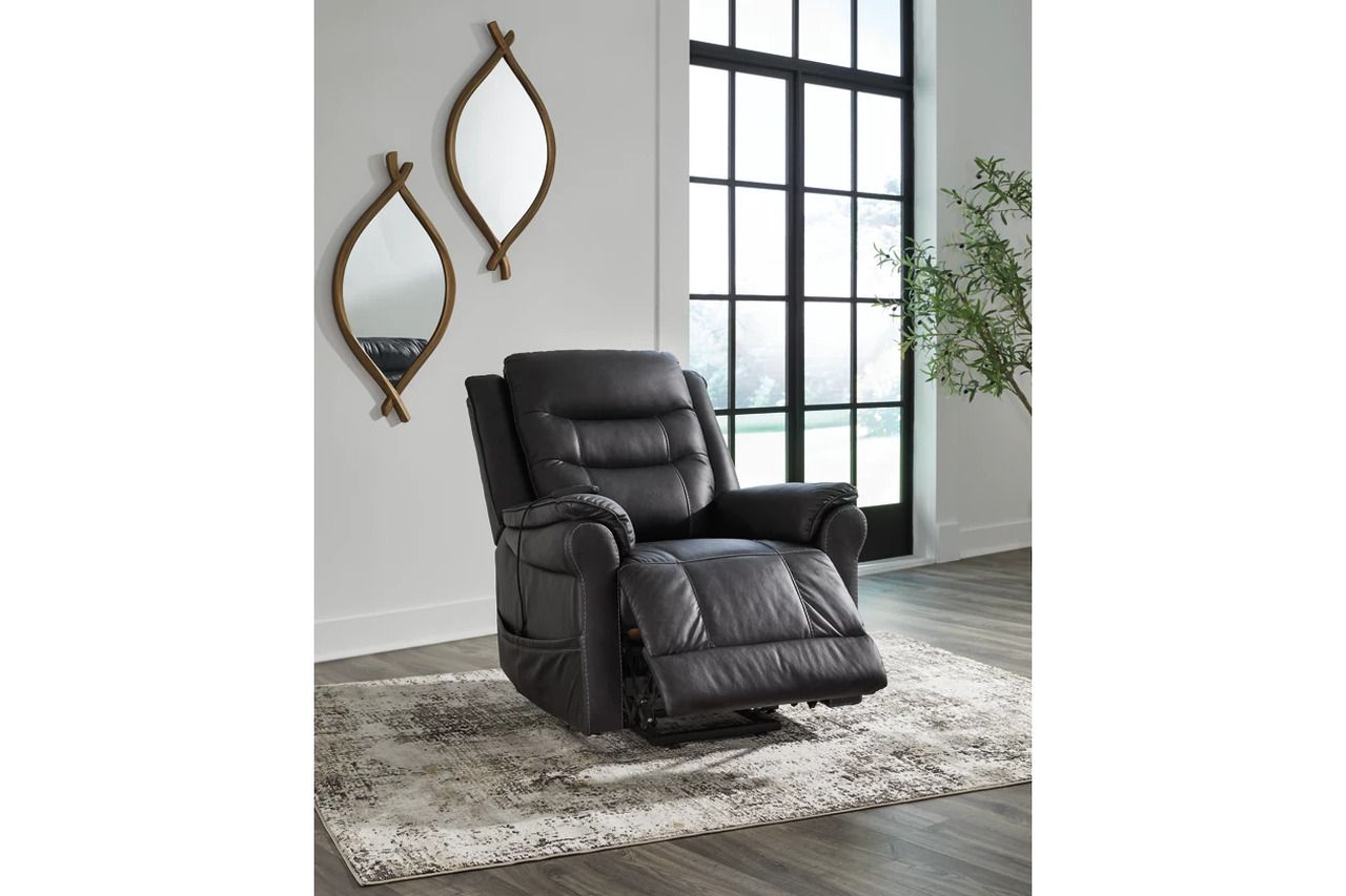 Oatman Power Lift Recliner In Carbon 1800512