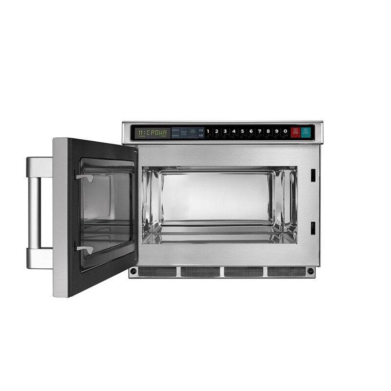0.6 Cu. Ft. 1800W Push Button Heavy Duty Commercial Microwave 1817G1A