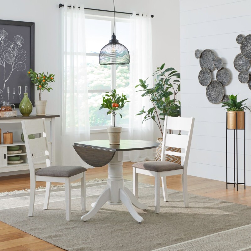 Brook Bay Opt 3 Piece Drop Leaf Table Set 182CDO3DLS