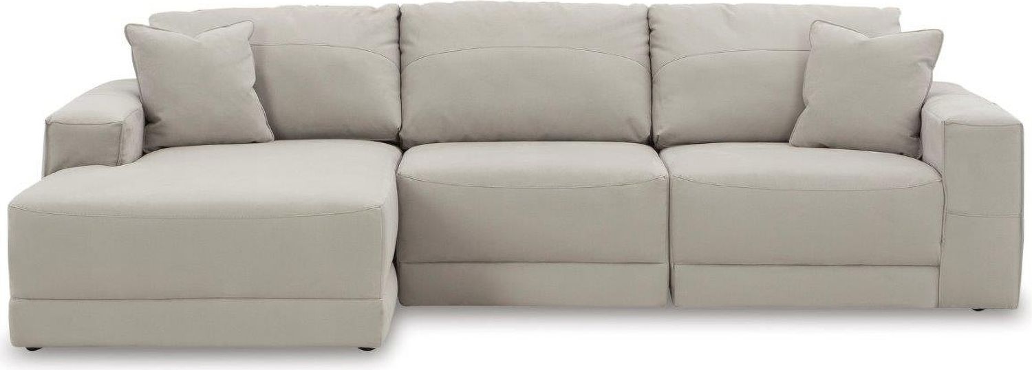 Next-Gen Gaucho 3-Piece LAF Chaise Sectional In Gray 18304S1