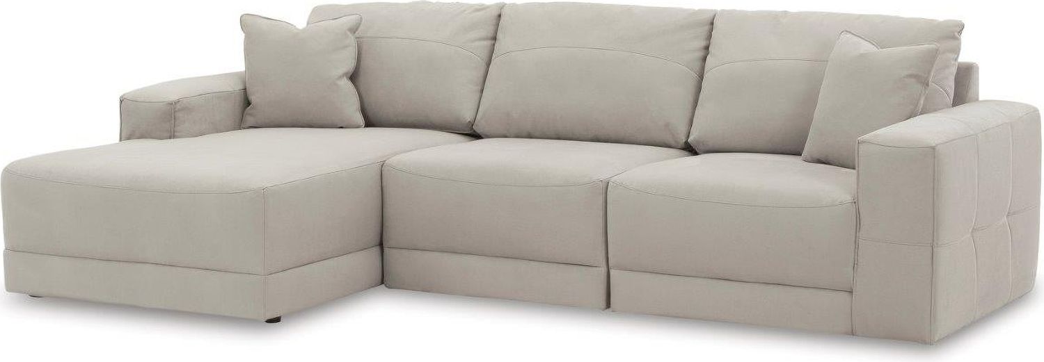 Next-Gen Gaucho 3-Piece LAF Chaise Sectional In Gray 18304S1