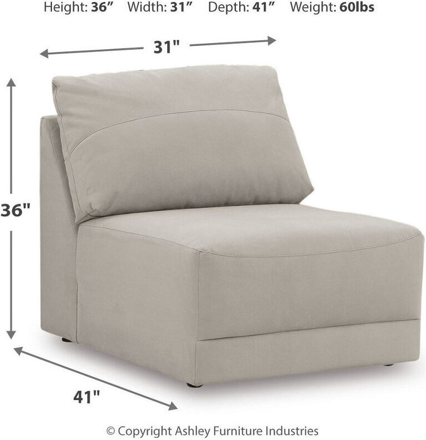 Next-Gen Gaucho 3-Piece LAF Chaise Sectional In Gray 18304S1