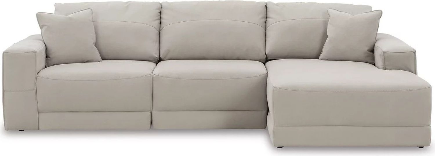 Next-Gen Gaucho 3-Piece RAF Chaise Sectional In Gray 18304S2