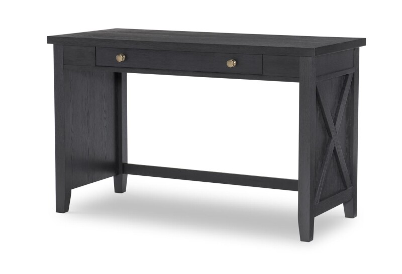 1860 Flatiron LK Desk Vanity Black Finish 18606100V