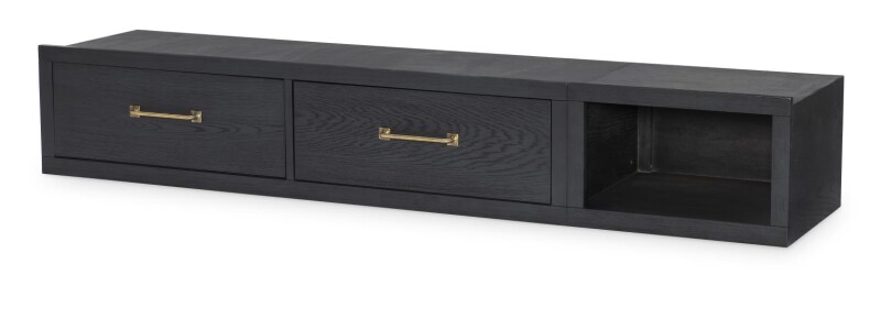 1860 Flatiron LK Underbed Storage Unit Black Finish 18609300V
