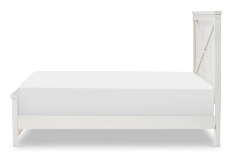 1861 Flatiron LK Complete Panel Bed Full 46 White Finish 18614104K