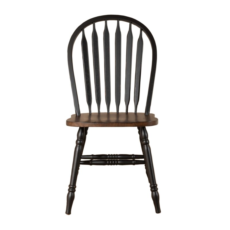 Carolina Crossing Windsor Side Chair- Black 186BC1000S