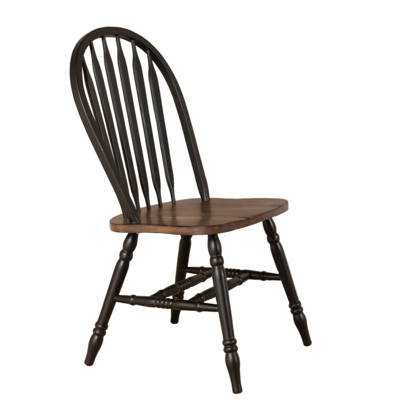 Carolina Crossing Windsor Side Chair- Black 186BC1000S