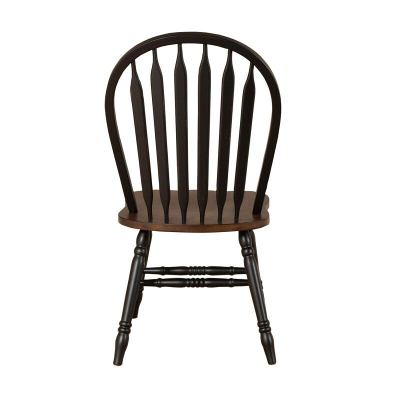 Carolina Crossing Windsor Side Chair- Black 186BC1000S