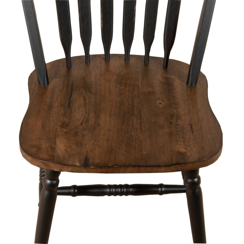 Carolina Crossing Windsor Side Chair- Black 186BC1000S