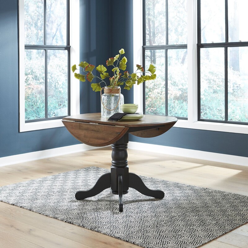 Carolina Crossing Drop Leaf Table Set 186BCDDLT