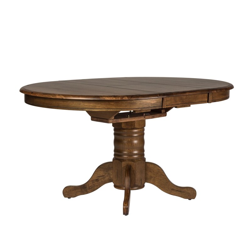 Carolina Crossing 5 Piece Pedestal Table Set 186CD5PDS