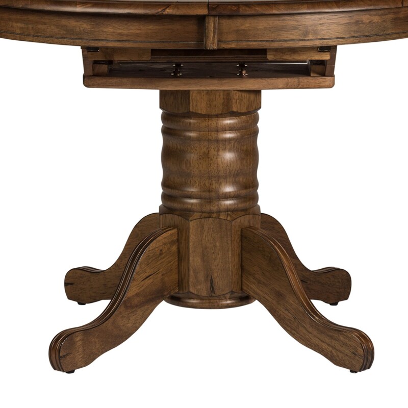 Carolina Crossing Oval Pedestal Table Base 186P4257