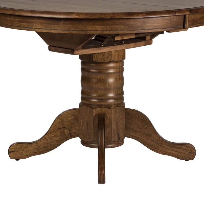 Carolina Crossing Oval Pedestal Table Base 186P4257